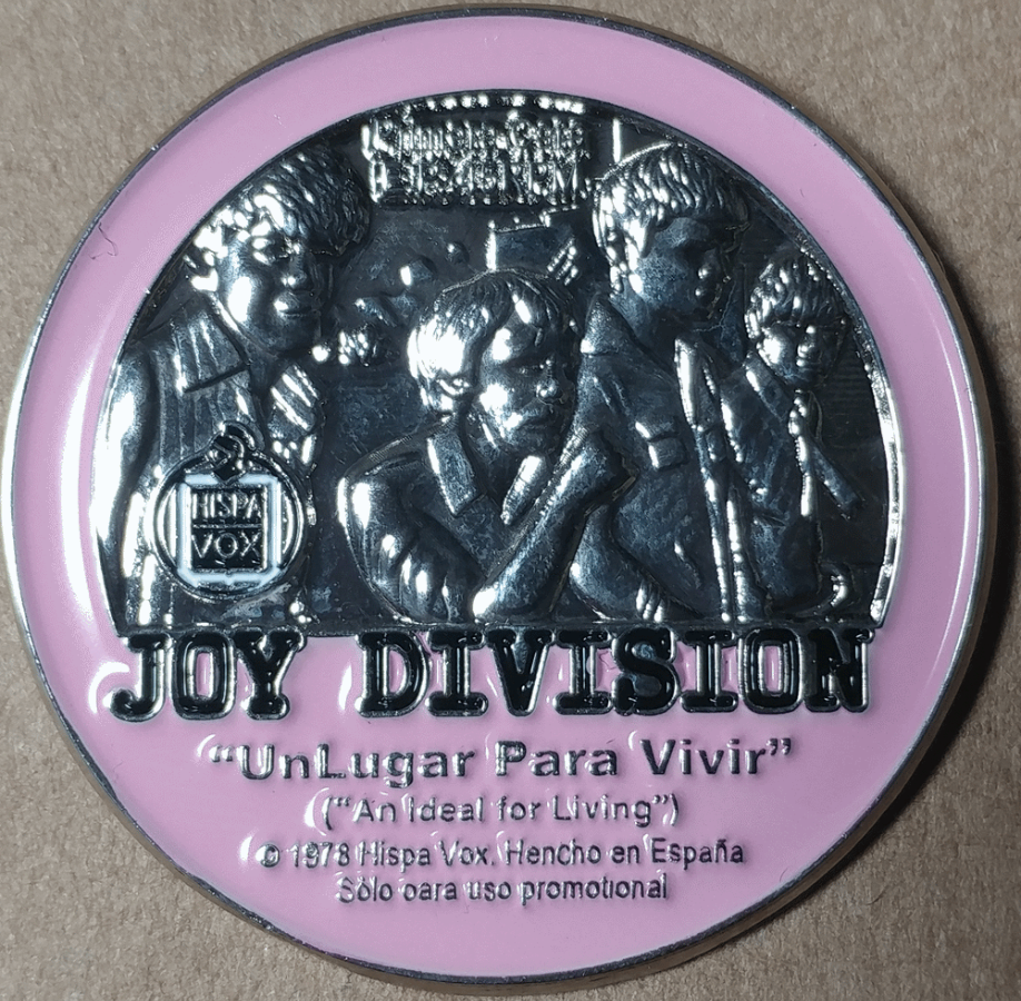 Joy Division - Metal Badge